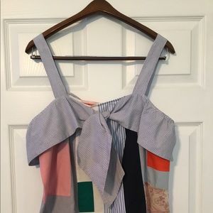 Anthropologie patch work tank by Mauve